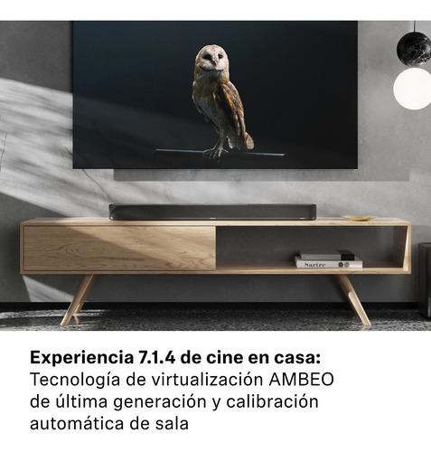 Imagen 2 de 10 de Sennheiser Ambeo Soundbar | Plus Con Sonido Inmersivo 3d Color Negro
