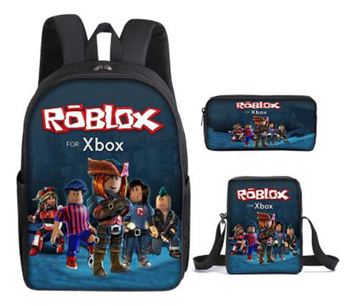 Mochila Escolar Game Boys Robloxing Para Niños Bolsas Para L