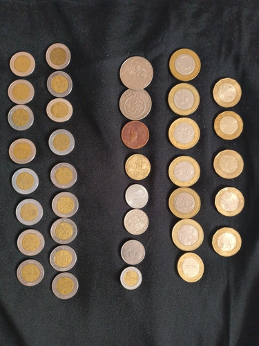 Lote Monedas Antiguas Y Modernas 37 Monedas