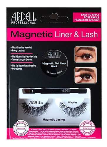 Pestaña Ardell Magnetic Liner & Lash Gel Magnetico Wispies