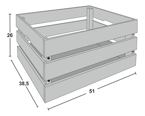 Huacal De Madera, Caja De Madera, Guacal