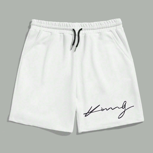Short Hombre Yansus Algodon Blanco Estampado King