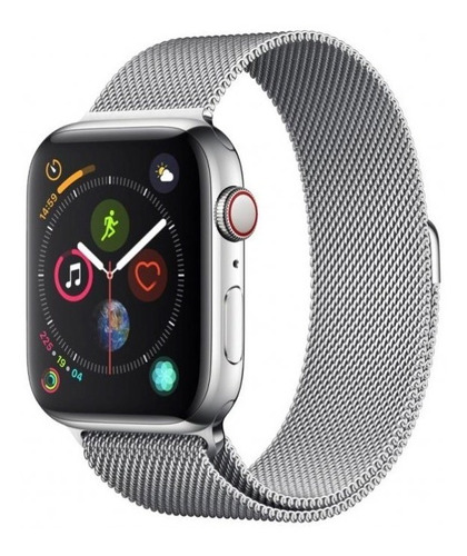 Apple Watch Aço Inox Celular 38 (semi-novo) S4 + 6 Pulseiras