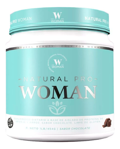 Proteina Vegana Natural Pro Vegan Woman 454g Suplemento