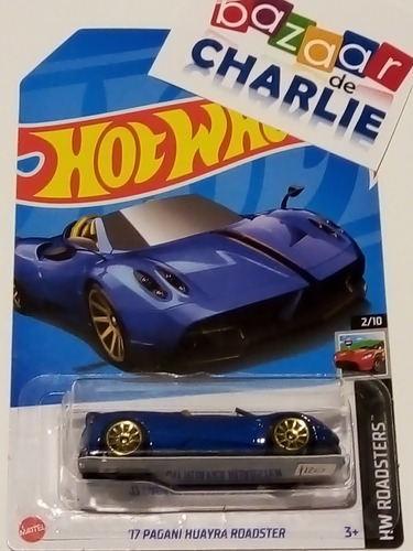 Hot Wheels | 2023 | '17 Pagani Huayra Roadster Azul 