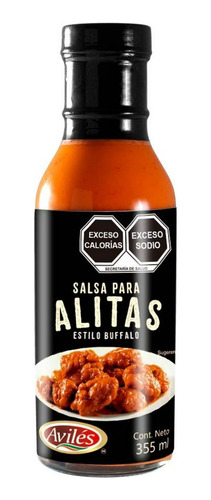 Salsa Para Alitas Estilo Búfalo Avilés 355 Ml