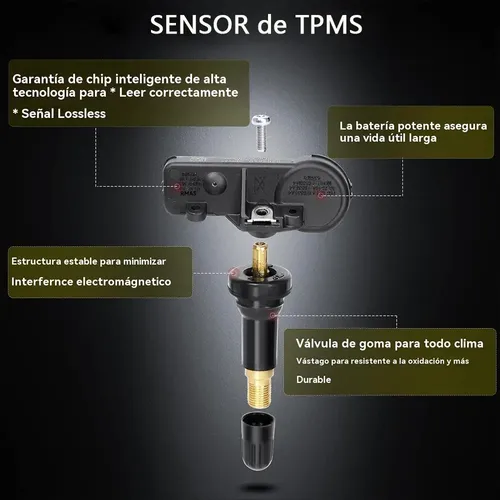 Sensor Tpms Presion Llanta 433mhz 56029398ab Universal | Meses sin interés