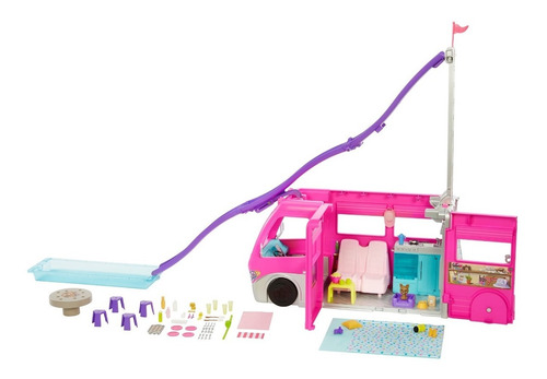Imagen 3 de 5 de Barbie Camper De Los Sueños