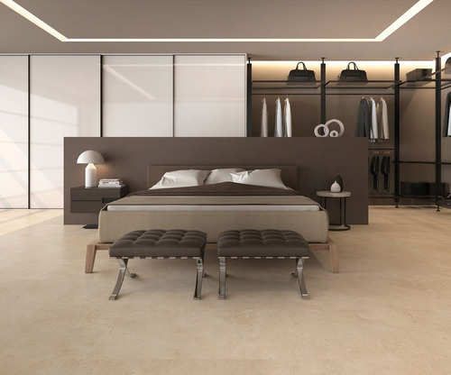 Porcelanato Crema Marfil Beige 60x120 Marmol Natural