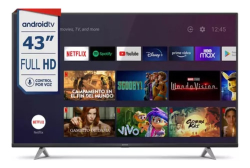 Smart Tv 43 Hitachi Le43smart23 Full Hd Android Tv Bt