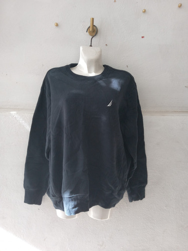 Sudadera Nautica Cuello Redondo Talla M De Hombre-h17 (Usado)