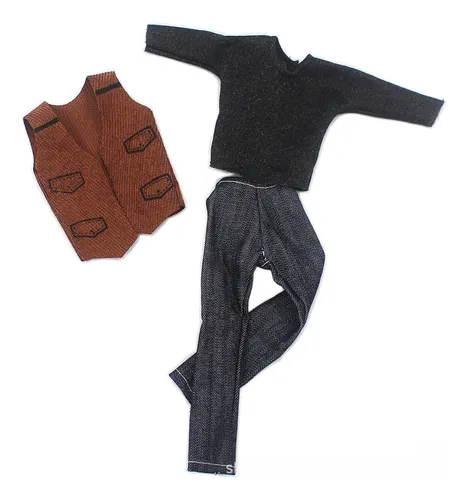 31 - It's Just Clothes - Fashion Ken Doll Suit 6pcs 30cm