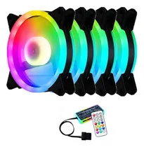 Comprar Kit 4 Ventiladores Rgb Y Argb + Hub + Control