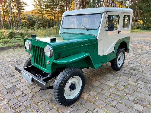 Imagem 1 de 11 de Jeep Cj3b 4x4 1953 C/ Capota De Lata - Único Dono