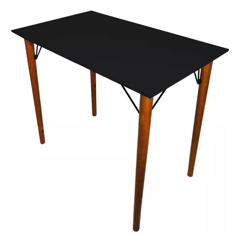 Mesa Jantar Escrivaninha 120x80cm Retangular Pé Palito Sup V