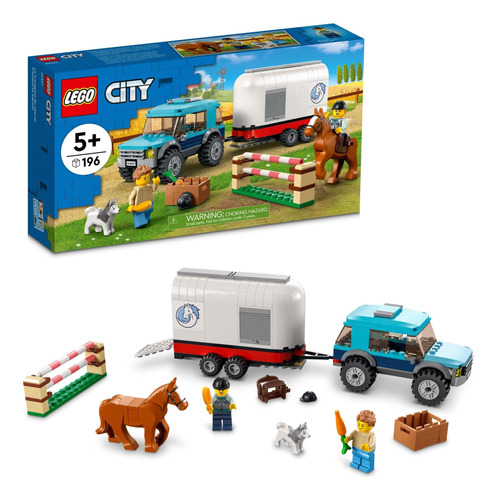 Set Transportador De Caballos Lego City Great Vehicles, Con