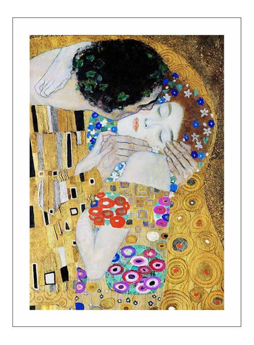 Lamina Fine Art El Beso (dedalle) Klimt 50x70 M Y C 