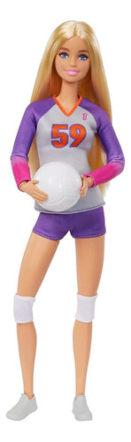 Barbie Made To Move Loira Volei Atleta Jogadora Linha 2023