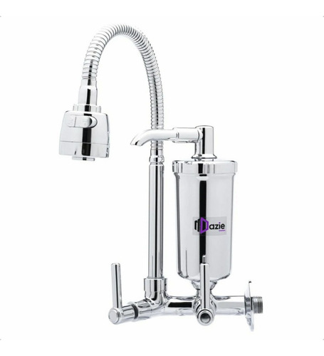 Torneira Com Filtro Cozinha Parede Gourmet Abs