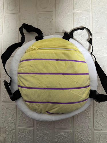 Mochila Diseño Caparazón Felpa Super Roja Tortuga