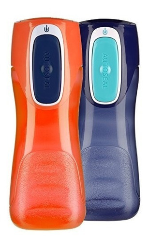 Contigo Autoseal Botellas De Agua Para Niños Trekker, 14 Oz,