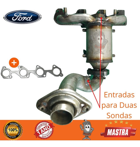 Catalisador Fiesta 1.6 1.0 2009 2010 2011 2012 2013 2014