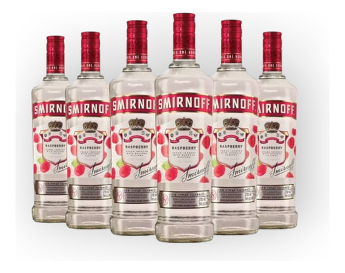 Smirnoff Raspberry *700ml Caja X6