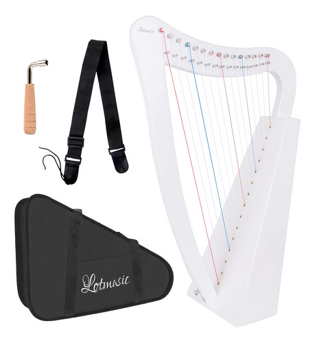 Arpa Lira, 15 Cuerdas 22 Pulgadas Instrumento Musical De