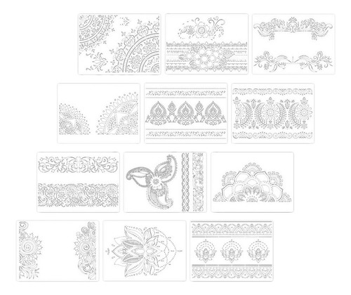 Plantilla De Pared De Conjunto Pequeño Grande De Serie 1