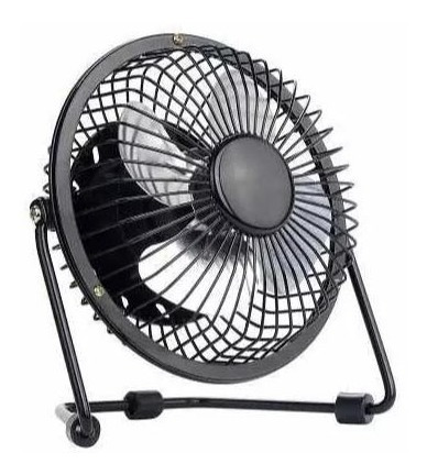 Imagen 5 de 5 de Mini Ventilador Usb Metalico Sewy Apto 220v Pc Notebook Net