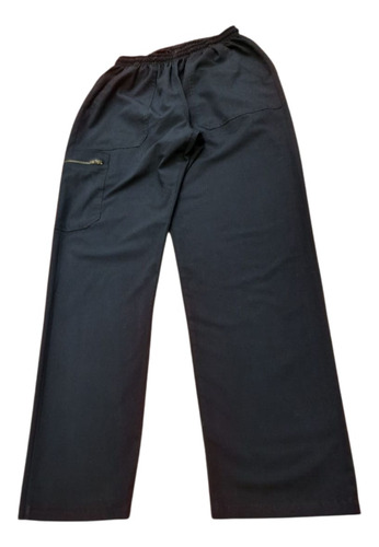 Outlet Ambo Cuello V Cargo Unisex Negro Lisa 44