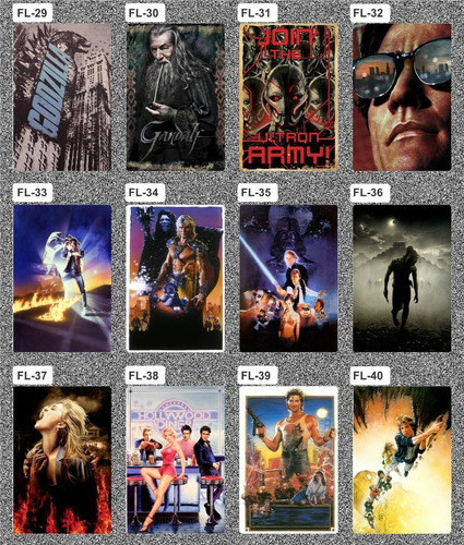 Imagem 4 de 10 de 5 Pôsters Cartaz Clássico Filmes Cinema Para Emoldurar 40x30