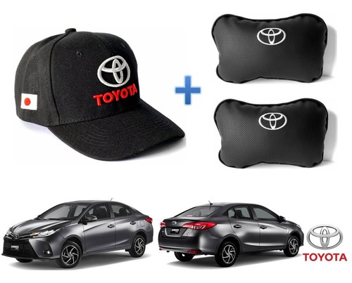 Gorra + Par Cojines Asiento Toyota Yaris Sedan 2017 A 2022