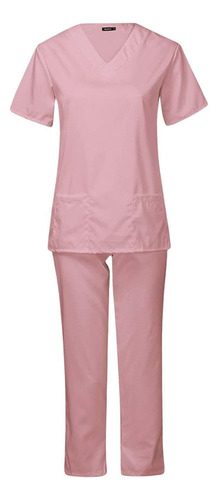 Enfermería Scrubs Uniform Multi Pockets Trajes Elásticos