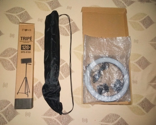 Tripé Inova Spo-8193 Com Ring Light