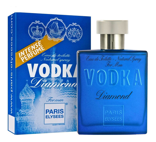 Imagem 1 de 5 de Vodka Diamond 100ml Perfume Masculino Paris Elysees Original