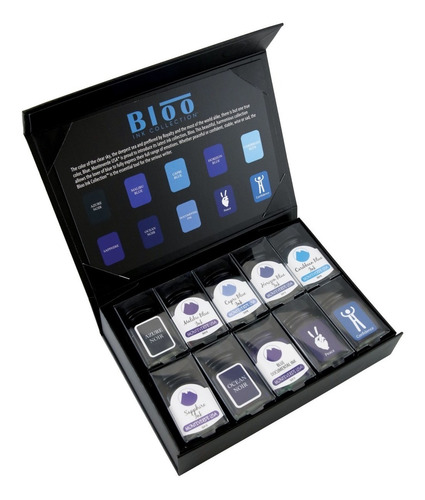 Set 10 Frascos 30ml Tinta Monteverde® Colección Bloo
