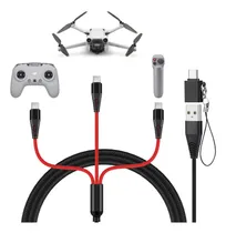 Comprar Cargador Rápido 3 En 1 Usb C Drones Dji Y Control Remotos