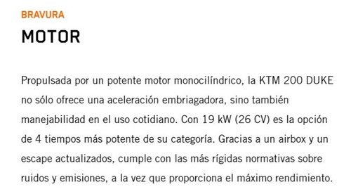 Imagen 3 de 9 de Ktm 200 Duke Santa Fe