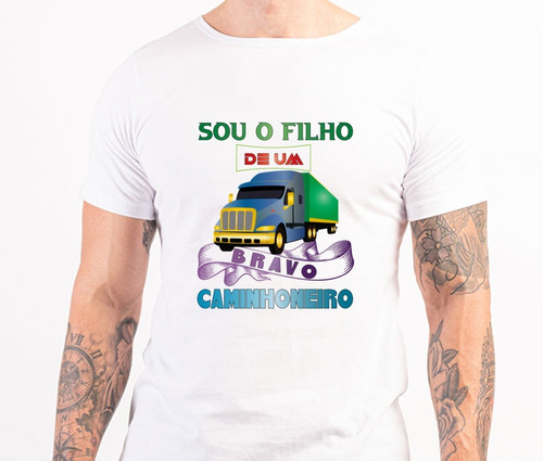 Imagem 1 de 6 de Camiseta Para Caminhoneiro - Filho Do Caminhoneiro