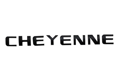 Emblema Letrero Cheyenne (negro)