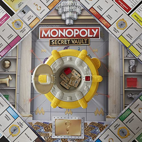 Juego De Mesa Monopoly Secret Vault Para Niños De 8 Años E