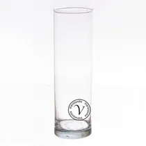 Comprar  5 Floreros Cilindros De Vidrio Diametro 7cm X 20 Alto Tubos