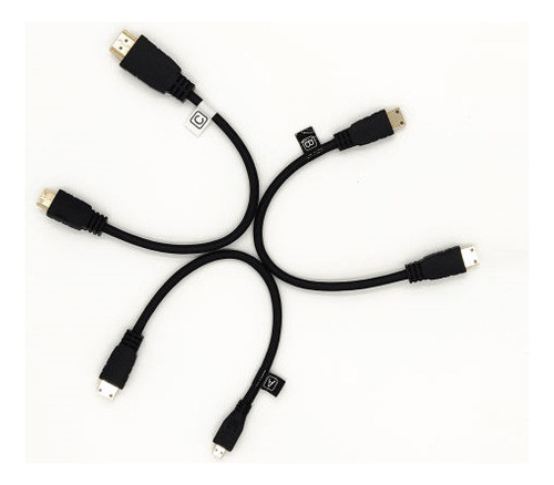Kit de cables Zhiyun Mini Hdmi a Hdmi/Mini Hdmi/Micro Hdm