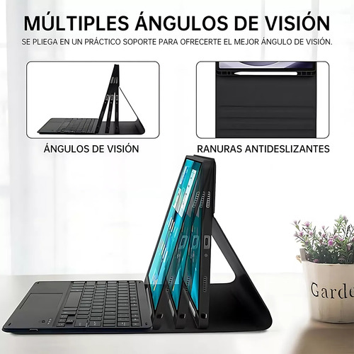 Funda Con Teclado Táctil Para Galaxy Tab A9 Plus11\\ Mouse