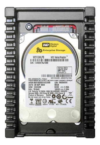 Digital Velociraptor 80 Gb Sata Disco Duro Red- Wd800hlfs