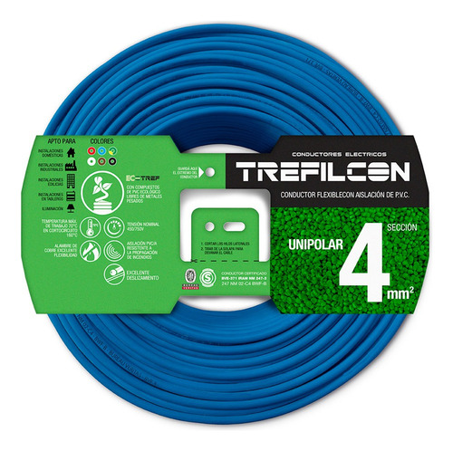 Cable Unipolar 4mm Normalizado Trefilcon X 20mts