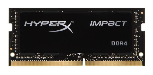 Imagen 1 de 1 de Memoria RAM Impact gamer color negro 8GB 1 HyperX HX426S15IB2/8