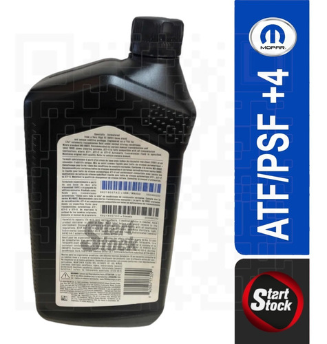 Imagen 3 de 5 de Aceite Mopar Atf+4 Psf+4 Promo Caja Sellada X6 Fiat Chrysler