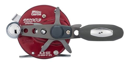Reel Abu Garcia 6500 C3 Stripper feito especialmente na Suécia Cor Rojo